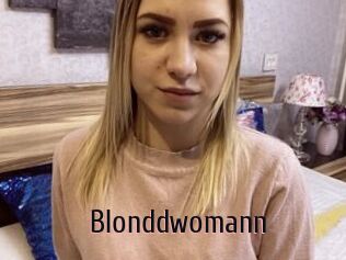 Blonddwomann