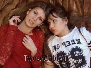 Twosociablegir 1 film x